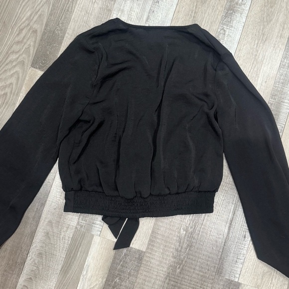 Express bell sleeve tie waist chiffon boho crop top ❤️ - Picture 5 of 6